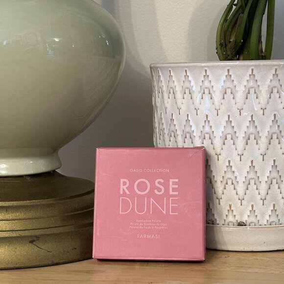 NIB Farmasi Oasis Collection Rose Dune Eyeshadow Palette Limited Pink Rose Mauve - Picture 7 of 8